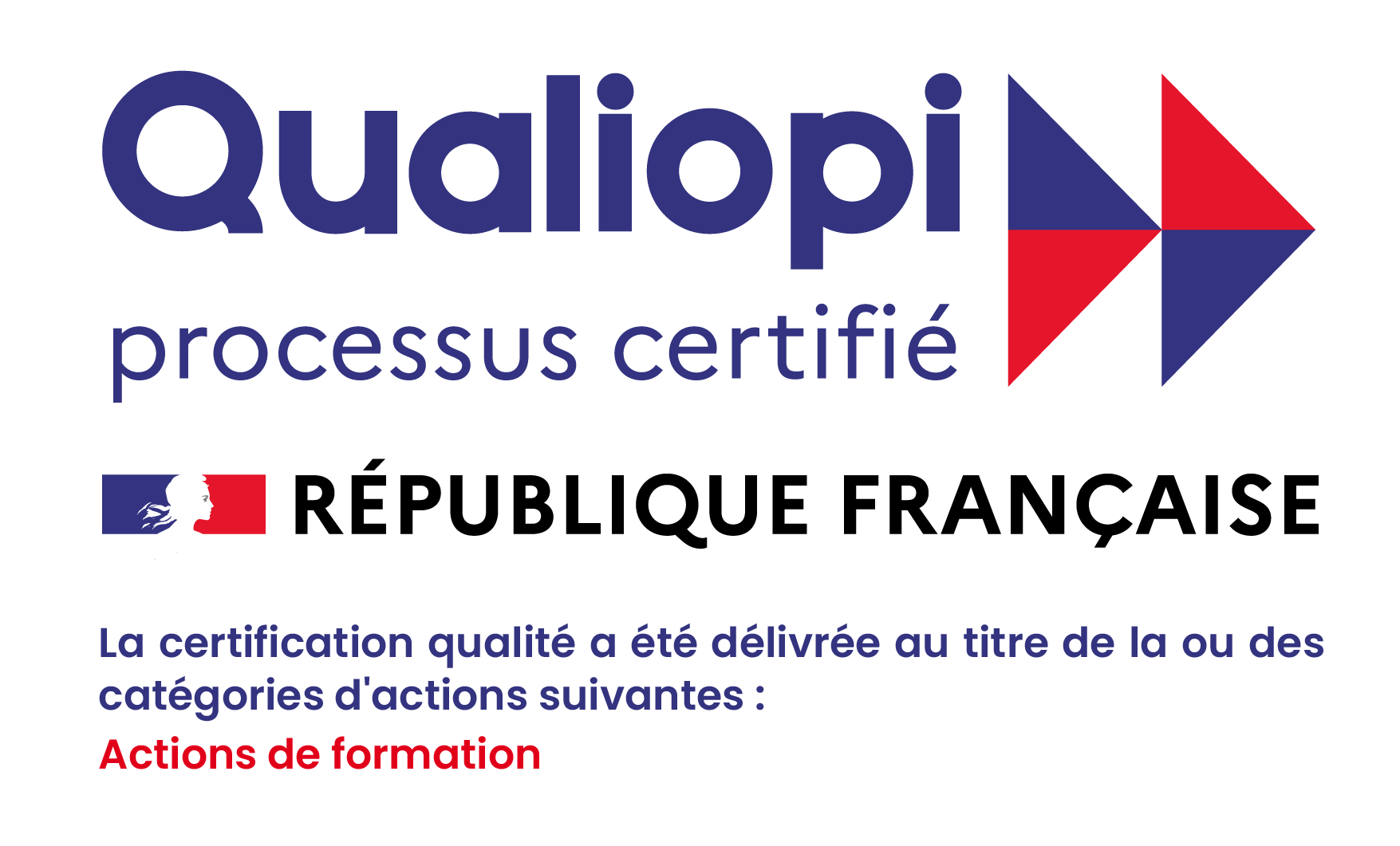 Logo certification Qualiopi MTC - CESU